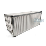 Toucanrc Unpainted DIY Model 20ft Container Box for Remote Control 1/14 Semi Trailer RC Tractor Truck