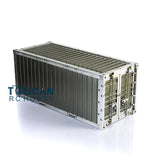 Toucanrc 20ft Full Metal Container Box 436MM for Tamiyaya LESU 1/14 RC Tractor Truck Trailer Model Vehicles s