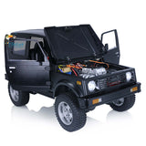 Capo Climbing Off-road Crawler Black Painted SIXER1 Samurai 1/6 RC Car Model Assembled I6S Motor 320A ESC Lights Servos