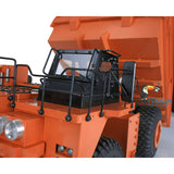 Orange 1/20 RC CAT 793D Metal Hydraulic Mine Truck CAT Dumper Tipper I6X Radio ESC Motor Servo Light System Warning Sound System