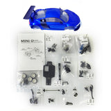 AUDI R8 Body Shell Carbon Fibre Chassis KIT DIY Model RC Toys 1/28 AWD 4*4 MINID Remote Control Racing Drift Car Model