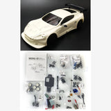 1/28 4x4 RC Car Chassis Body Shell MINID Remote Control Drift Racing Vehicles Model KIT Motor