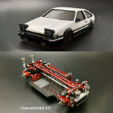 Upgraded Chassis AE86 Body Shell KIT For 1/28 MINIDRC Racing Drift Car Remote Control Vehicles