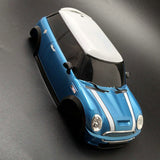 1/28 AWD 4*4 Carbon Fibre Chassis BMW MINI Body Shell Remote Control Drift Toys Racing RC Car KIT Motor Servo ESC