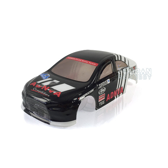 1/28 Lancer EVO Body Shell 4X4 AWD Carbon Fibre Chassis MINID RC Drift Vehicles RC Racing Car Model KIT