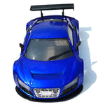 AUDI R8 Body Shell Carbon Fibre Chassis KIT DIY Model RC Toys 1/28 AWD 4*4 MINID Remote Control Racing Drift Car Model