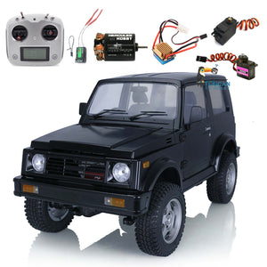 Capo Climbing Off-road Crawler Black Painted SIXER1 Samurai 1/6 RC Car Model Assembled I6S Motor 320A ESC Lights Servos