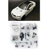 BMW M3 Body Shell AWD Carbon Fibre Car Chassis KIT DIY 1/28 MINID Radio Controlled Racing Drift Vehicles RC Toys Model