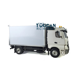 1/14 Toucanrc RC Model Truck 2Axles Tractor Car KIT Painted Container Motor Delivery Vehicles for Remote Control Tamiyaya