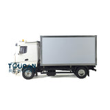 Toucanrc 1/14 2Axles Delivery Truck Plastic Container RC Tractor Truck Model Motor Radio ESC for Tamiyaya Trailer Vehicles