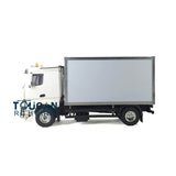 Toucanrc 1/14 2Axles Delivery Truck DIY Plastic Container RC Tractor Truck Model Motor for Tamiyaya Trailer Vehicles