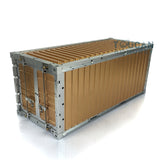 Toucanrc 20ft Full Metal Container 436*182*193mm for 1/14 RC Tractor Truck Trailer Tamiyaya Model Vehicles s