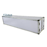 Toucanrc Plastic Metal 40ft Reefer Container for DIY Tamiyaya 1/14 RC Semi Trailer Tractor Truck Remote Control Vehicles
