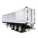 Toucanrc 40ft Reefer Semi-trailer 3Axles Chassis Container for Tamiyaya RC 1/14 Tractor Truck Remote Control Vehicles