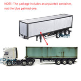 Toucanrc 1/14 6*4 Plastic Remote Control Tractor Truck Painted Container Semi-Trailer for Tamiyaya RC Vehicles