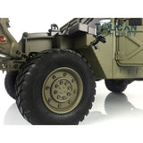 HG 1/10 RC Green 4*4 P408 U.S. Military Vehicle Racing Car 2Speed ESC Motor 16CH Radio W/O Battery Charger Light & Sound System