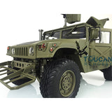 1/10 HG RC 4*4 Green Upgraded Military Vehicle P408 Racing Car ESC Motor Radio Light Sound System W/O Battery Charger