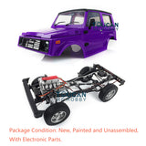 Capo 1/16 Climbing Off-road Crawler SIXER1 Samurai Red Painted Car DIY Model ESC 45T Brush Motor Servo FS I6S Radio