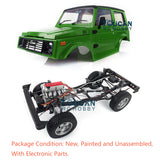 1/6 Capo Race Climbing Crawler SIXER1 Samurai Green Painted RC Car DIY Model ESC 45T Brush Motor Servo FS I6S Radio