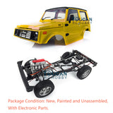 Capo 1/16 Racing Off-Road Yellow Painted Crawler SIXER1 Samurai Car DIY Model ESC 45T Brush Motor Servo FS I6S Radio