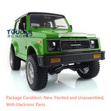 1/6 Capo Race Climbing Crawler SIXER1 Samurai Green Painted RC Car DIY Model ESC 45T Brush Motor Servo FS I6S Radio