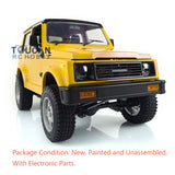 Capo 1/16 Racing Off-Road Yellow Painted Crawler SIXER1 Samurai Car DIY Model ESC 45T Brush Motor Servo FS I6S Radio