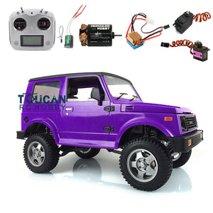 1/6 Capo Climbing Off-road Crawler SIXER1 Samurai RC Car Model Purple Painted Assembled I6S Motor 320A ESC Lights Servos