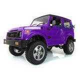 1/6 Capo Climbing Off-road Crawler SIXER1 Samurai RC Car Model Purple Painted Assembled I6S Motor 320A ESC Lights Servos