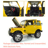 Capo 1/16 Racing Off-Road Yellow Painted Crawler SIXER1 Samurai Car DIY Model ESC 45T Brush Motor Servo FS I6S Radio