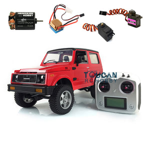 1/6 Capo Off-road Crawler Race SIXER1 Samurai RC Car Model Red Painted Assembly I6S Motor 320A Servo ESC Lights System