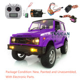 Capo 1/16 Climbing Off-road Crawler SIXER1 Samurai Red Painted Car DIY Model ESC 45T Brush Motor Servo FS I6S Radio