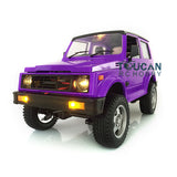 1/6 Capo Climbing Off-road Crawler SIXER1 Samurai RC Car Model Purple Painted Assembled I6S Motor 320A ESC Lights Servos