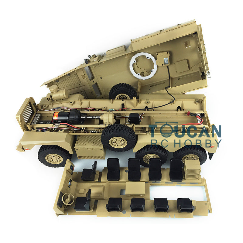 1/12 6x6 6x6RC MRAP Vehicle 16CH Radio Explosion Proof Car ESC Motor R –  toucanhobby