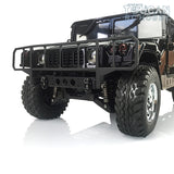 1/10 HG RC 4*4 U.S. Black Vehicle Civilian P415 RC Car Model Servo ESC Motor Radio W/O Battery Charger Light Sound System