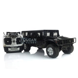 1/10 HG RC 4*4 U.S. Black Vehicle Civilian P415 RC Car Model Servo ESC Motor Radio W/O Battery Charger Light Sound System