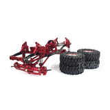1/10 RC Toys SCX10 CNC Crawler Cars 313MM Wheelbase Chassis Remote Control Vehicles Upgraded Tires without Battery Radio