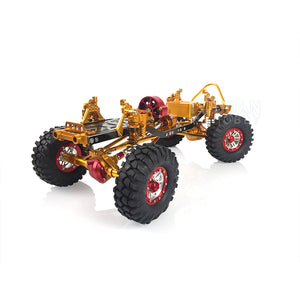 1/10 RC Cars Toys SCX10 CNC Rock Crawler 313MM Wheelbase Chassis Remote Control Vehicles Upgraded Tires without Battery Radio