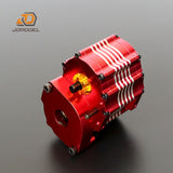 JDM 2Speed Gearbox For 1/14 Scale RC Dumper Tipper Tractor Truck TAMIYA LESU Construction Vehicle Model Cars