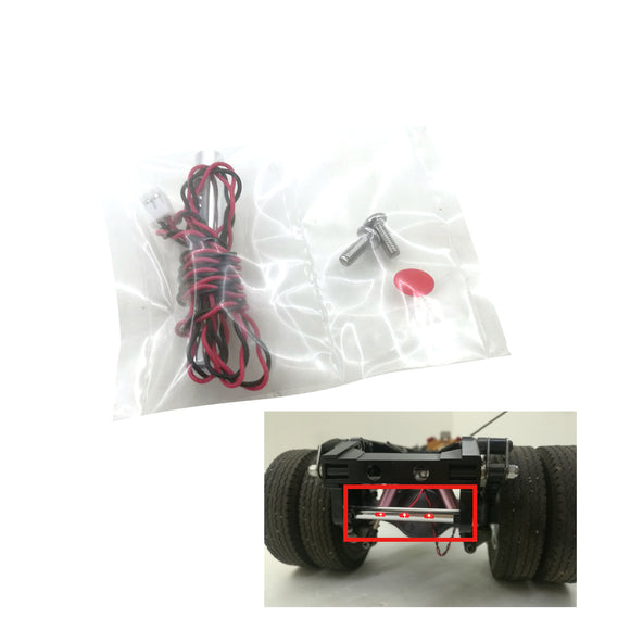 Degree Tail Beam Red Led Taillight For 1:14 Scale Tamiya RC Tractor Truck 56360 56323 Car Electric Vehicle Model