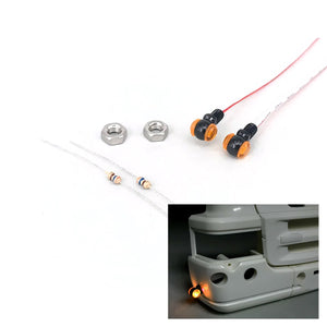 Degree Marker Lamps LED Light For Tamiya 56323 1/14 Scale RC Tractor Truck Construction Car Model