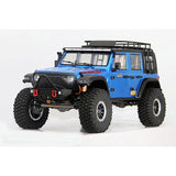 1/10 YIKONG 4WD YK4102 4*4 Blue Crawler Car RC Model ESC Motor Servo Light System RC Controller & Receiver W/O Battery