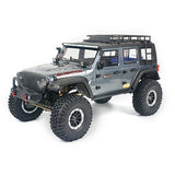 4*4 YIKONG 4WD YK4102 1/10 Grey Crawler Car RC Model Light System ESC Motor Servo RC Controller & Receiver W/O Battery