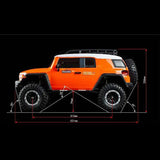 YIKONG RC 4*4 Crawler Car Assembled Orange 1/10 4WD YK4103 FJ CRUISER RC Model ESC Motor Servo Light System W/O Sound Battery