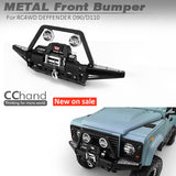 CCHand DIY Spare Part Front Bumper Metal for Radio Controlled G2 D90 D110 Crawler Cars 1/10 RC4WD RC Land Rover Defender Model