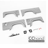 CCHand KAHN Wheel Eyebrow Suitable for Radio Controlled RC4WD 1/10 RC Crawler Car G2 D110 Land Rover Defender DIY Model Spare Part