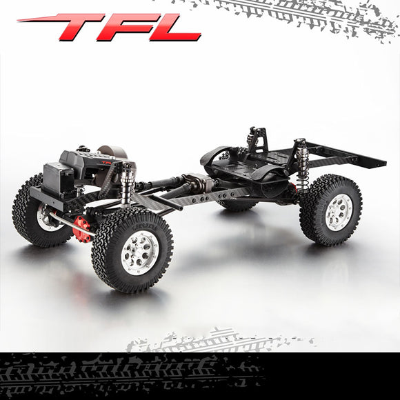 TFL 1/10 Remote Control Crawler D110 RC Cars 334MM Wheelbase CNC Metal Carbon Fibre Chassis KIT Model W/O Shell Body
