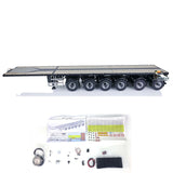 Fury Bear NOOXION 1/14 6 Axles Flat Trailer Servo Sticker Light System for Tamiya RC Tractor Truck Car