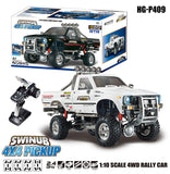 HG 1/10 RC Vehicles P409 Pickup Model 4x4 Rally Car Racing Remote Control Crawler 2.4G Radio Motor W/O Battery