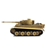 Mato 100% Metal 1/16 Scale Yellow German Tiger I BB Shooting KIT RC Tank 1220 Steel Driving Gearbox Armored Vehicle