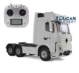 Toucanrc 1/14 Scale 3Axles RC Model 6*4 Tractor Truck Trailer Car Motor ESC Servo FS-i6S Radio Unassembled Unpainted